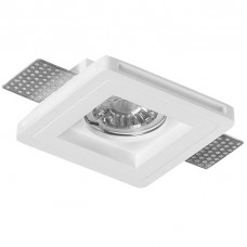 Γύψινο Σποτ Τετράγωνο 100x100mm Χωνευτό 21-11007